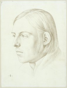 Portret van Scheffer von Leonardshoff door Julius Schnorr von Carolsfeld