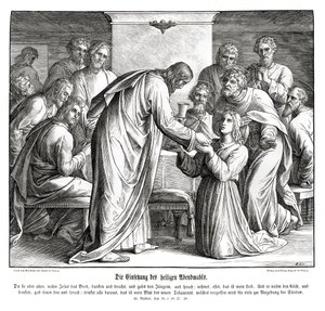 Eucharistie, Evangelie van Matteüs