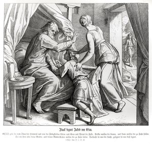 Isaak zegent Jakob in plaats van Esau, Genesis