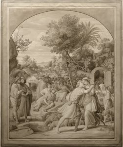 Jakob en Rachel bij de bron