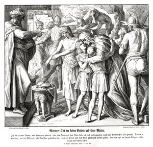 Martelaarschap van de zeven zonen, 2 Makkabeeën