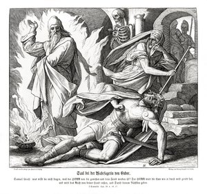 Saul bij de heks van Endor