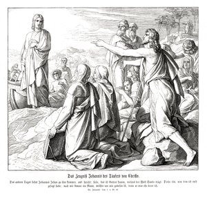 Getuigenis van Johannes de Doper, Evangelie van Johannes