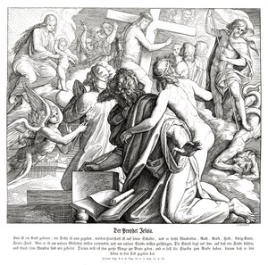 De profeet Jesaja door Julius Schnorr von Carolsfeld