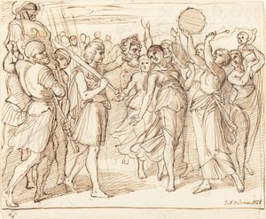 De Triomf van David door Julius Schnorr von Carolsfeld