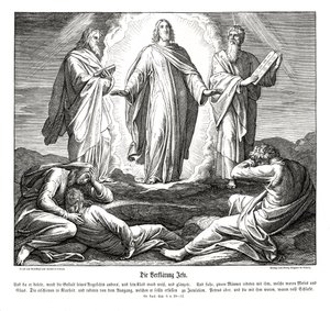Transfiguratie van Jezus, Evangelie van Lucas