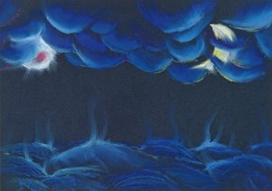 Schepping Zon en Maan door Jung Sook Nam