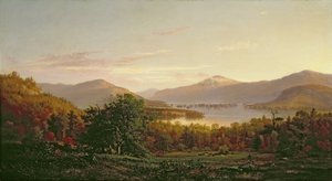 Uitzicht op Lake George