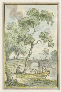 Landschap met een bootje