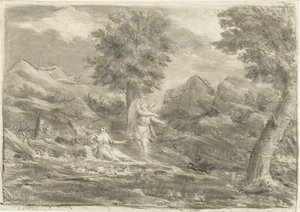 Hagar in de woestijn door Jurriaan Cootwijck