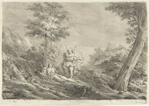 Hagar in de woestijn door Jurriaan Cootwijck