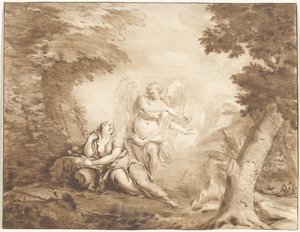Hagar in de woestijn door Jurriaan Cootwijck