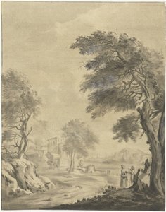 Landschap met weg door Jurriaan Cootwijck