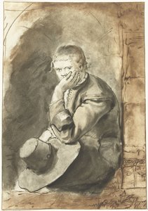 Zittende man