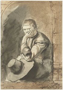 Zittende man