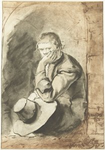 Zittende man