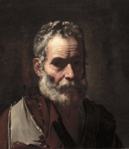 Een Oude Man, ca. 1635 door Jusepe de Ribera