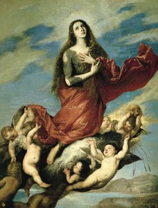 Hemelvaart van Magdalena door Jusepe de Ribera