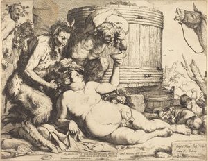 Dronken Silenus door Jusepe de Ribera