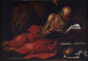 Voorstelling van Sint Hiëronymus door Jusepe de Ribera