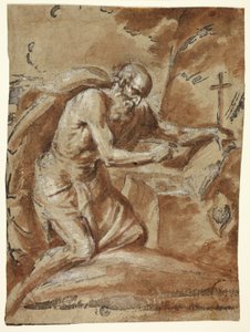 Heilige Jeroen door Jusepe de Ribera