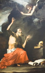 Sint Hiëronymus en de engel
