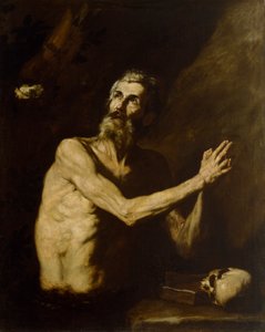 De heilige Paulus de Kluizenaar door Jusepe de Ribera