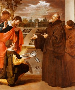 Sint Franciscus van Paola zegent de vis