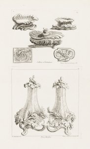 Sallieres et Tabatières (Zoutvaatjes en snuifdozen), plaat 69 in Oeuvres