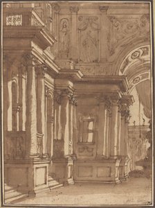 Interieur van een Paleis door Juste François Boucher