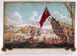 De verovering van Louisbourg, 1745