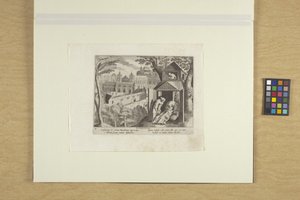 Euphrosyna door Justus Sadeler