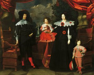 Italië, Modena, De Familie van Francesco I d