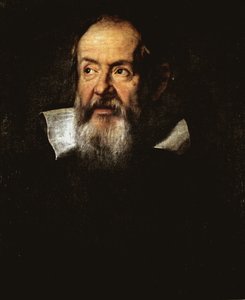 Portret van Galileo Galilei, Italiaanse astronoom door Justus Sustermans