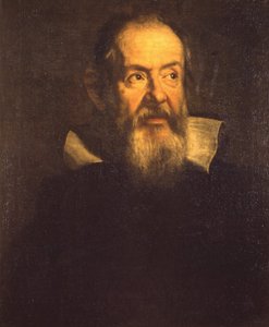 Portret van Galileo Galilei (1564 - 1642) - Uffizi Museum, Florence