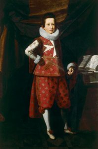 Portret van Giovan Carlo deMedici op tienjarige leeftijd