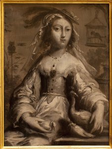 Allegorie van de lucht. Schilderij door Juste d