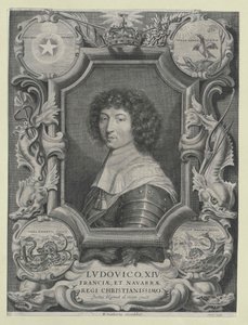 Koning van Frankrijk Lodewijk XIV door Justus van Egmont