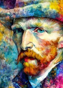 Portret van Vincent door Justyna Jaszke