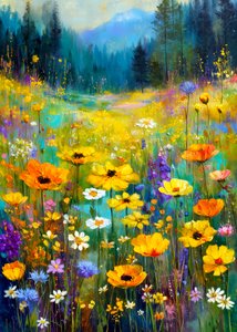 Rust op de Wildflower Mountain door Justyna Jaszke