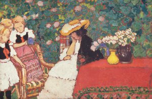 Vrouw met drie meisjes, c.1909