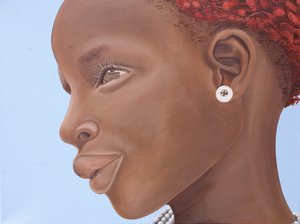 Bruine Introspectie, 2007 door Kaaria Mucherera