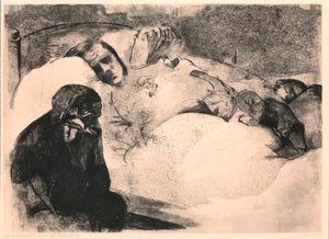 Werkloosheid door Käthe Kollwitz