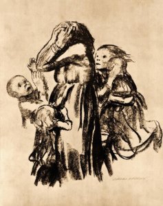 Gevallen door Käthe Kollwitz