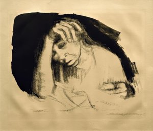 Thuiswerk door Käthe Kollwitz