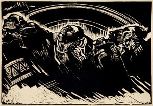 K. Kollwitz, De vrijwilligers door Käthe Kollwitz