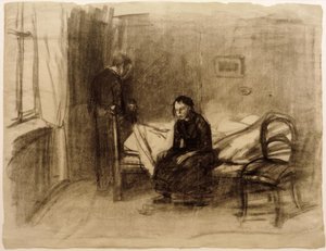 Jong paar door Käthe Kollwitz