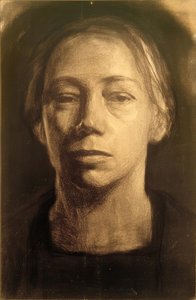 Zelfportret 1904 door Käthe Kollwitz