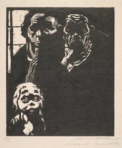 Proletariaat: Nr. 1 Werkloos door Käthe Kollwitz