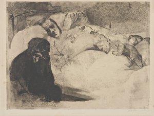 Werkloosheid door Käthe Kollwitz